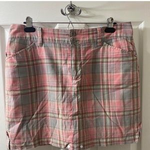 Vintage Mini plaid skirt